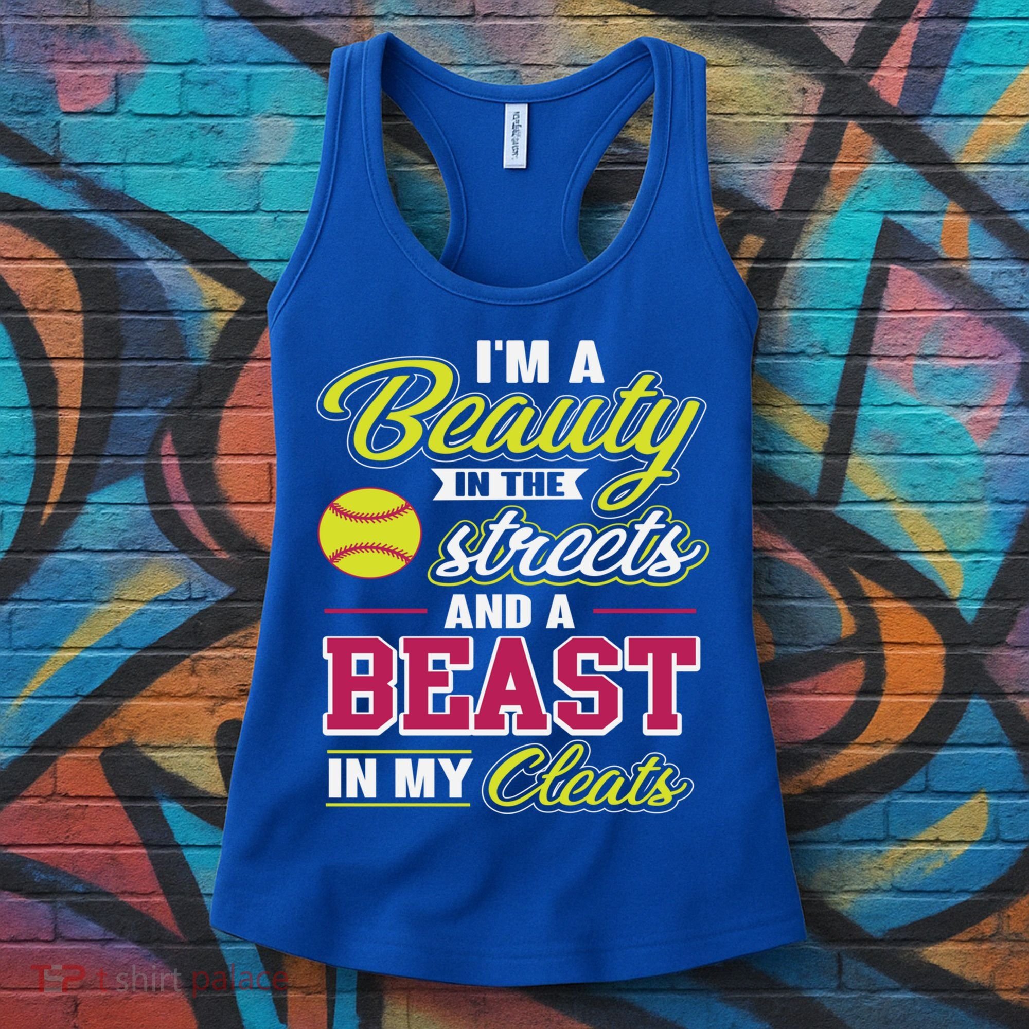 Cute Softball Gift For Softball Players Women's Tank Top