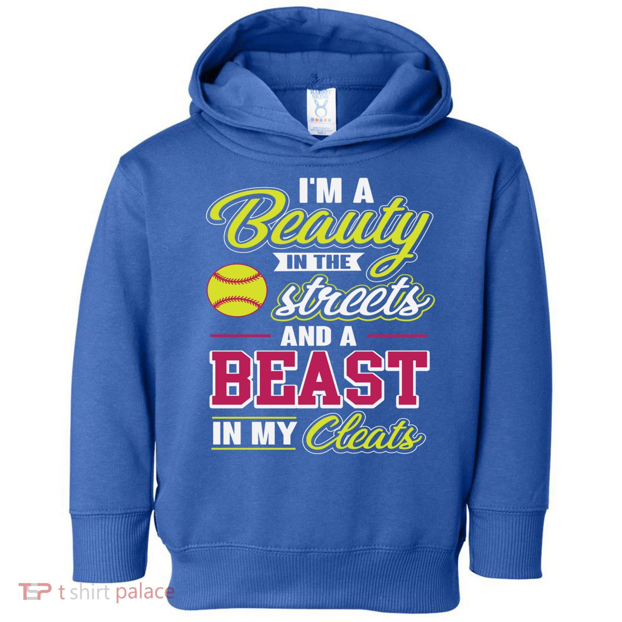 Cute Softball Gift For Softball Players Toddler Hoodie
