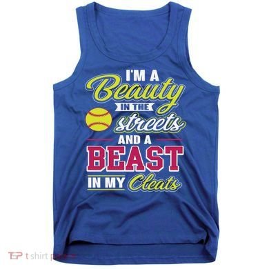 Cute Softball Gift For Softball Players Tank Top