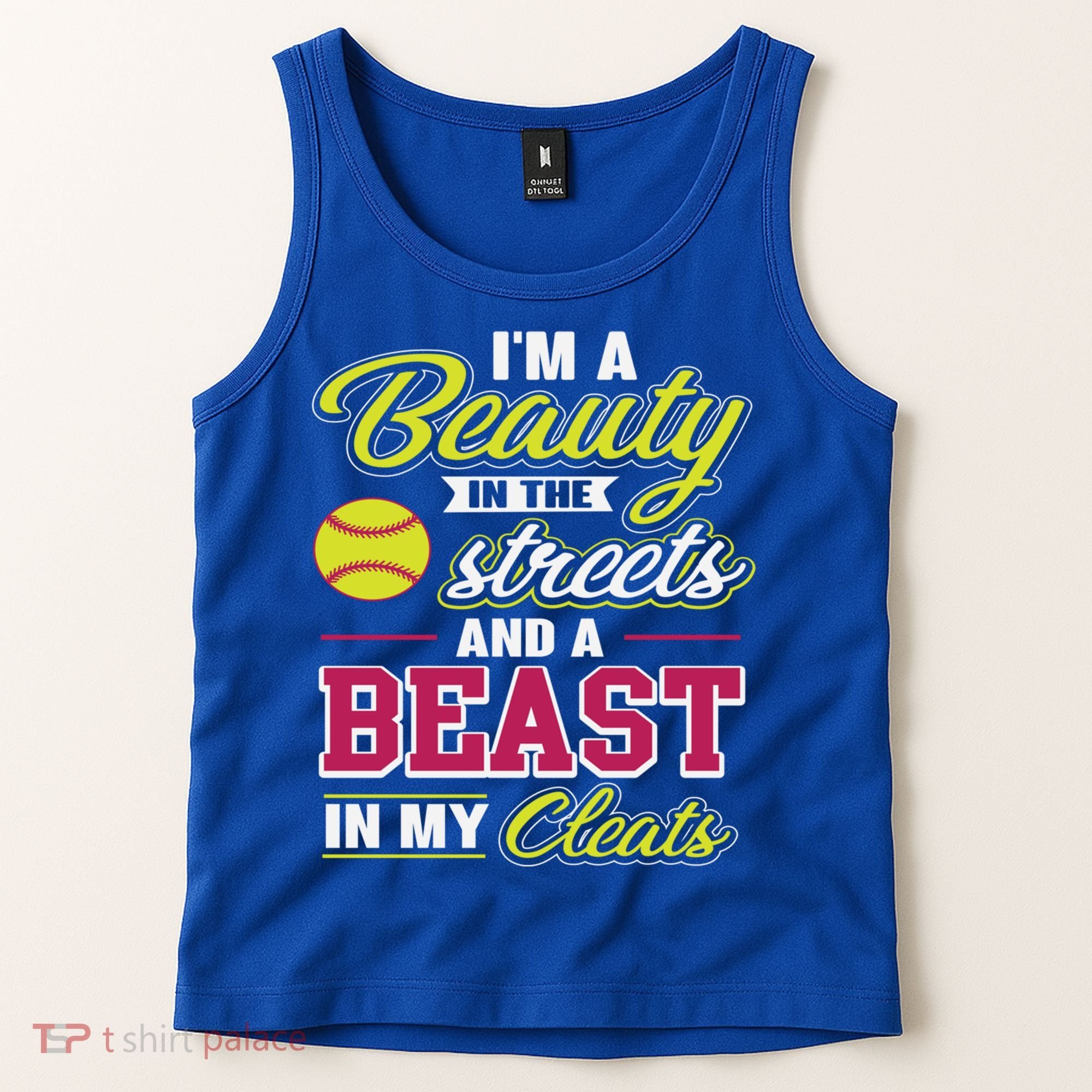 Cute Softball Gift For Softball Players Tank Top