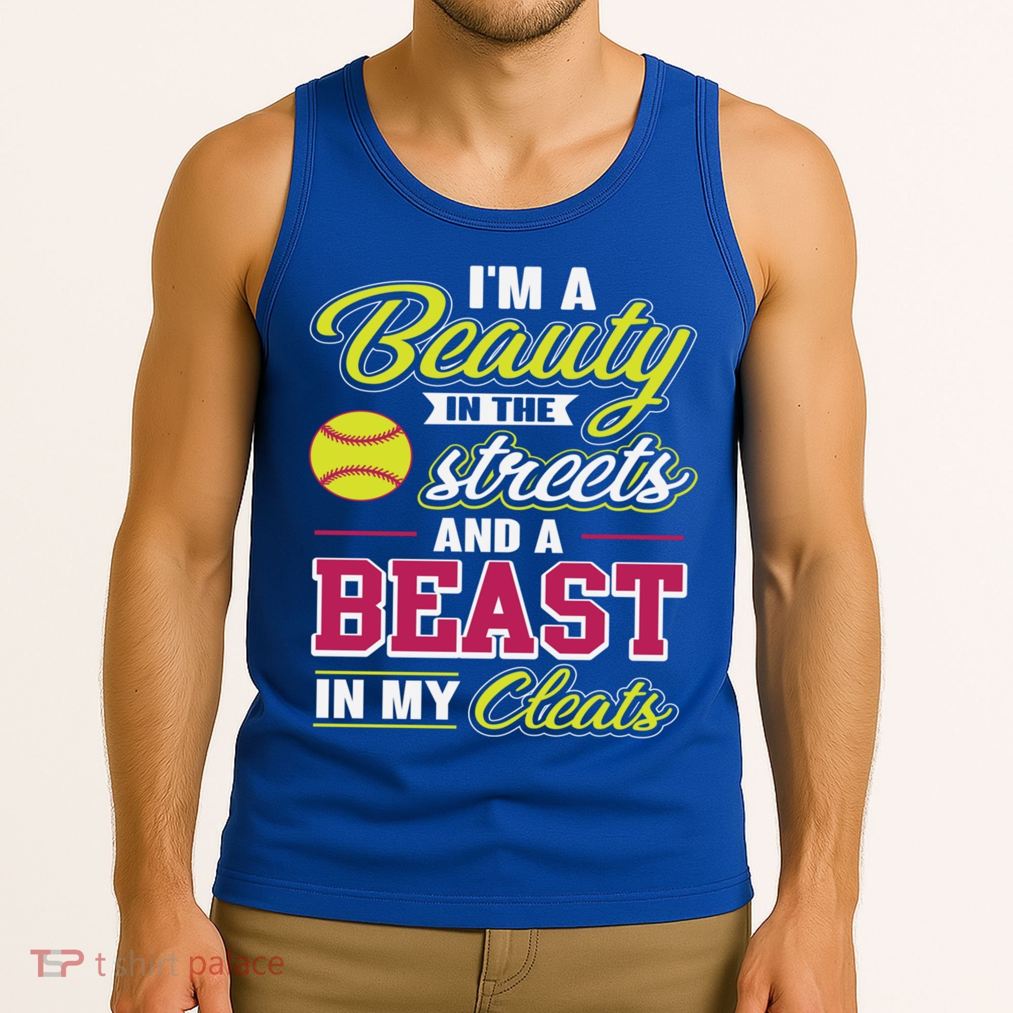 Cute Softball Gift For Softball Players Tank Top