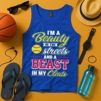 Cute Softball Gift For Softball Players Tank Top thumb 4