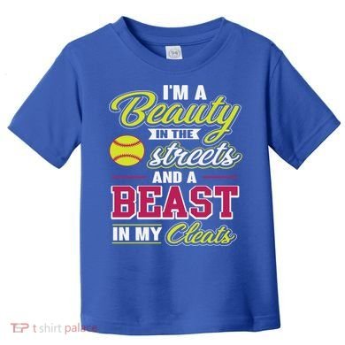 Cute Softball Gift For Softball Players Toddler T-Shirt