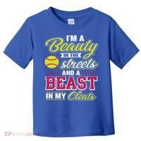 Cute Softball Gift For Softball Players Toddler T-Shirt thumb 0