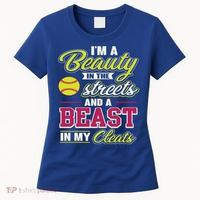 Cute Softball Gift For Softball Players Women's T-Shirt