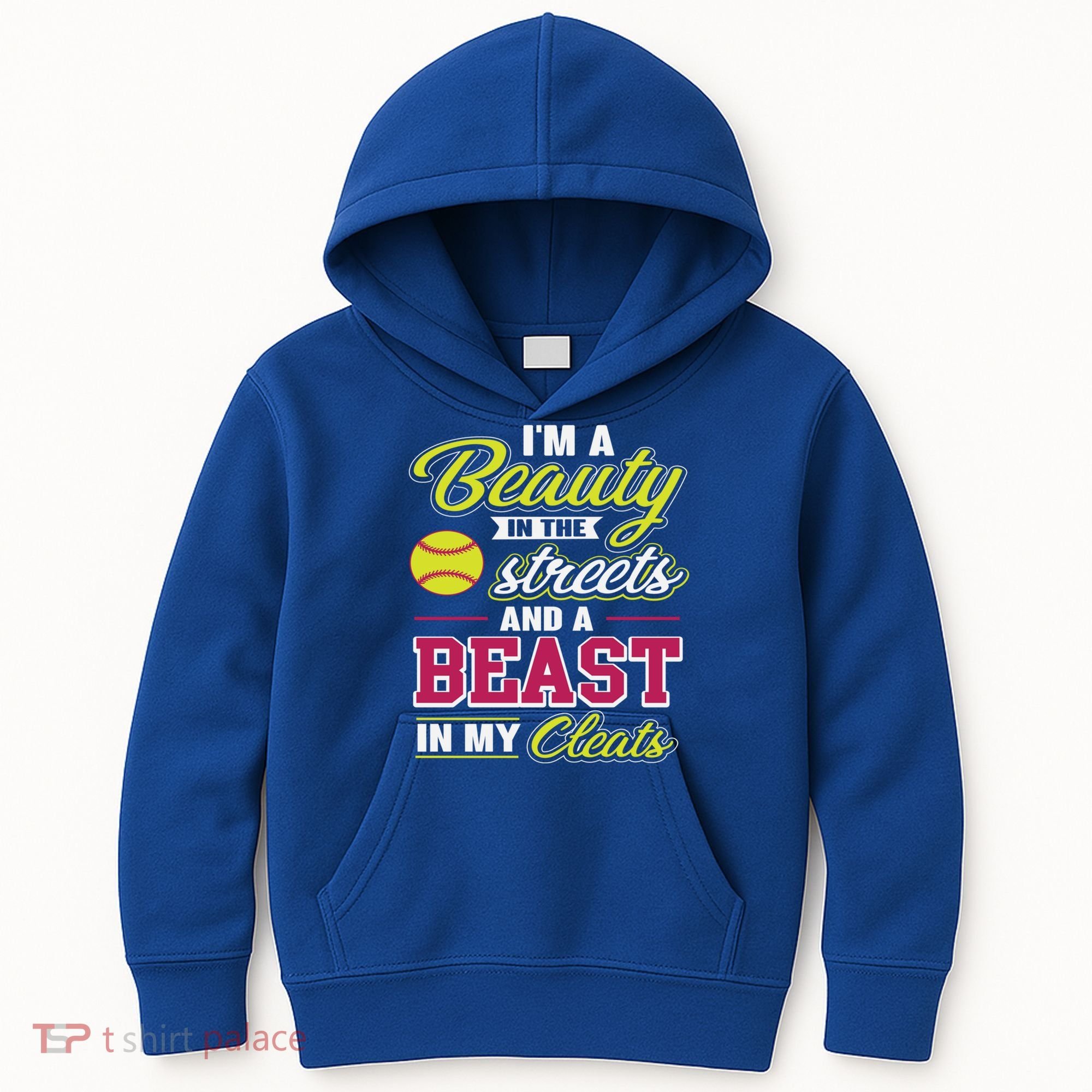 Cute Softball Gift For Softball Players Kids Hoodie