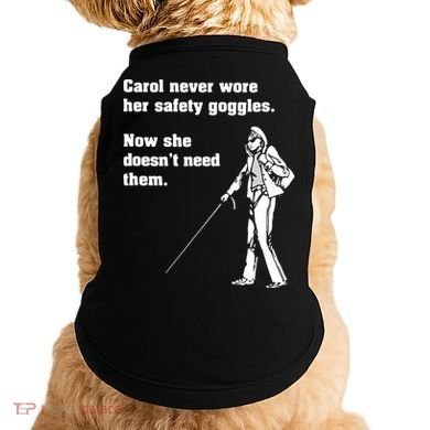 Carol Safety Goggles Funny Science Chemistry Doggie Tank