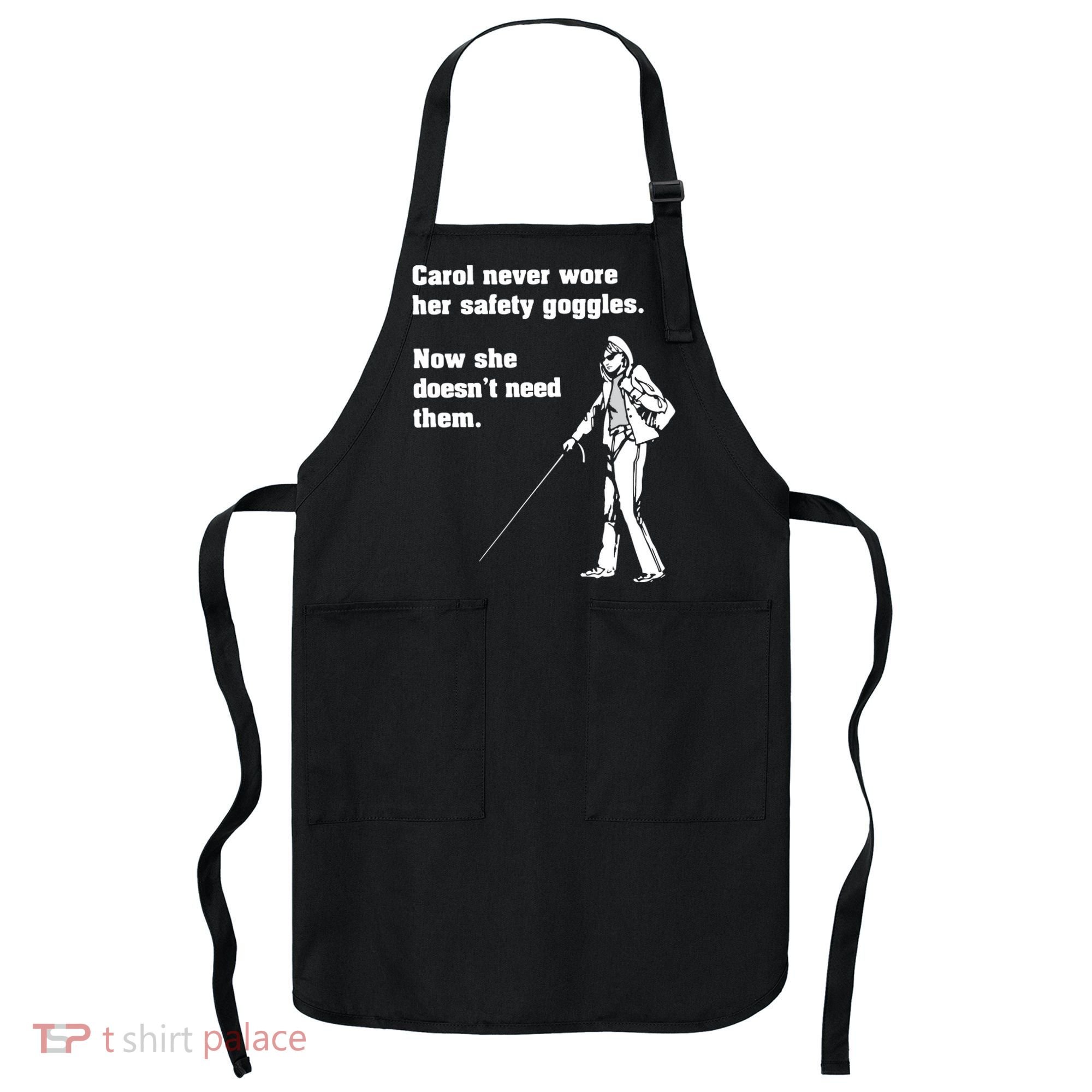 Carol Safety Goggles Funny Science Chemistry Apron