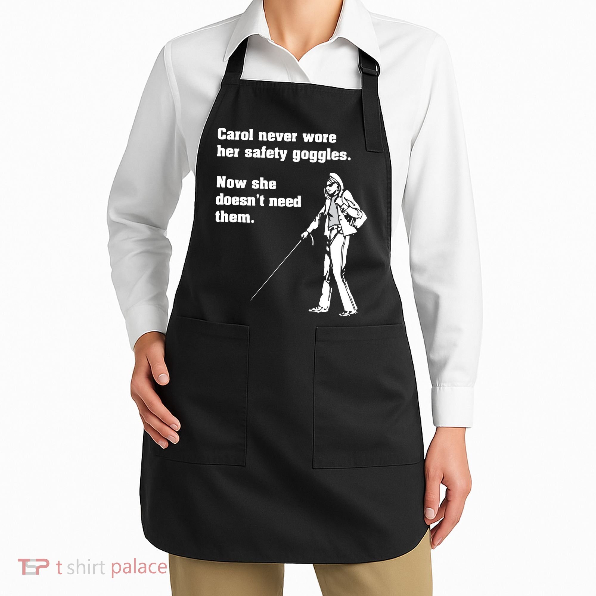 Carol Safety Goggles Funny Science Chemistry Apron