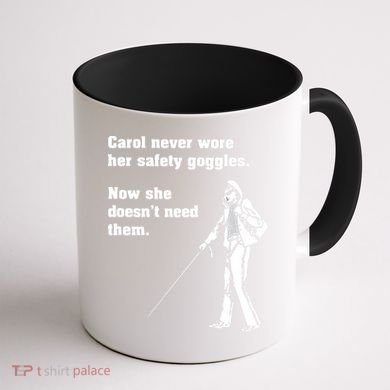 Carol Safety Goggles Funny Science Chemistry Coffee Mug back
