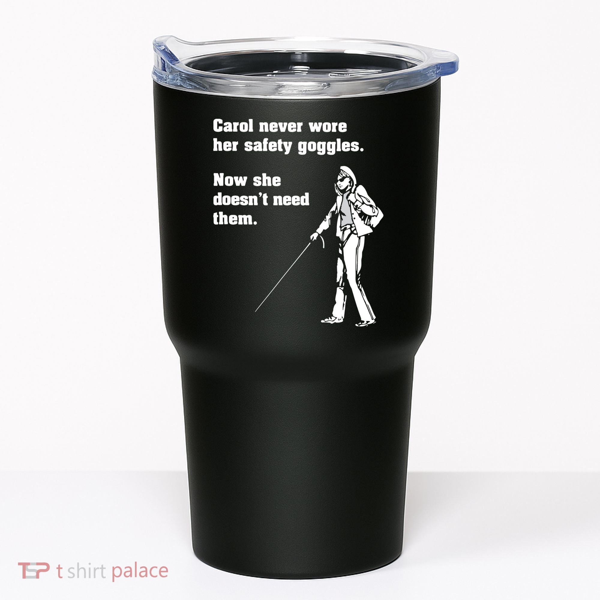 Carol Safety Goggles Funny Science Chemistry Tumbler