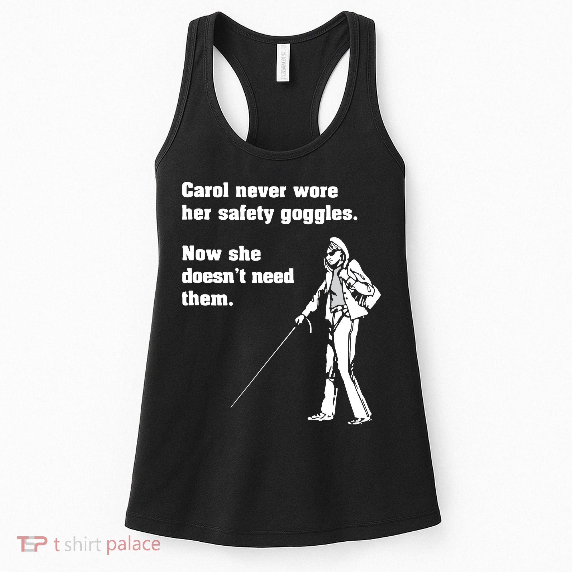 Carol Safety Goggles Funny Science Chemistry Women's Tank Top