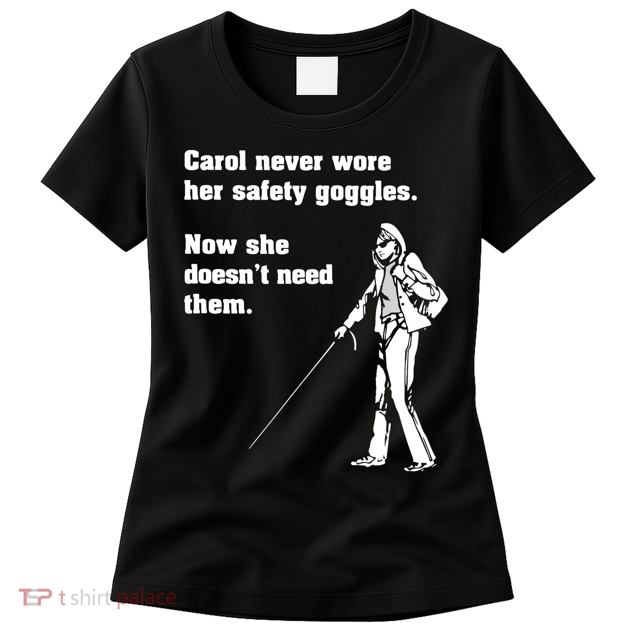 Carol Safety Goggles Funny Science Chemistry Women's T-Shirt