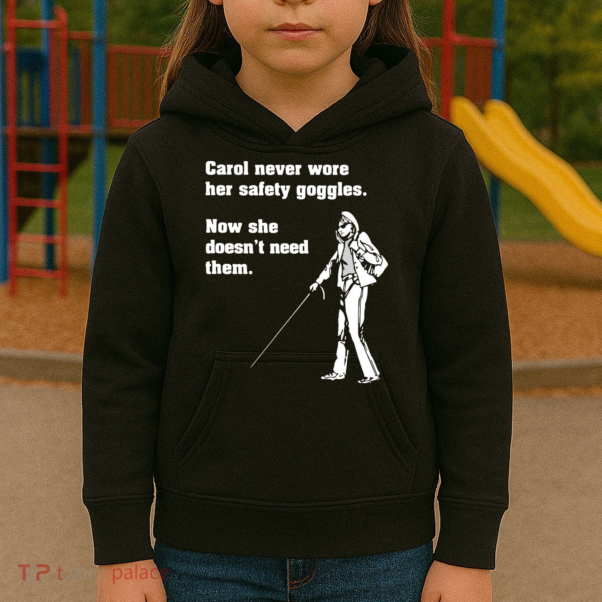 Carol Safety Goggles Funny Science Chemistry Kids Hoodie