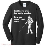 Carol Safety Goggles Funny Science Chemistry Kids Long Sleeve Shirt thumb 0