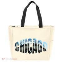 Chicago Skyline Giant Bean City Illinois State Gift Tote Bag thumb 0