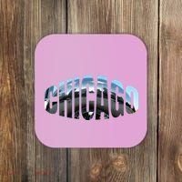 Chicago Skyline Giant Bean City Illinois State Gift Coaster thumb 0