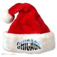 Chicago Skyline Giant Bean City Illinois State Gift Santa Hat thumb 0