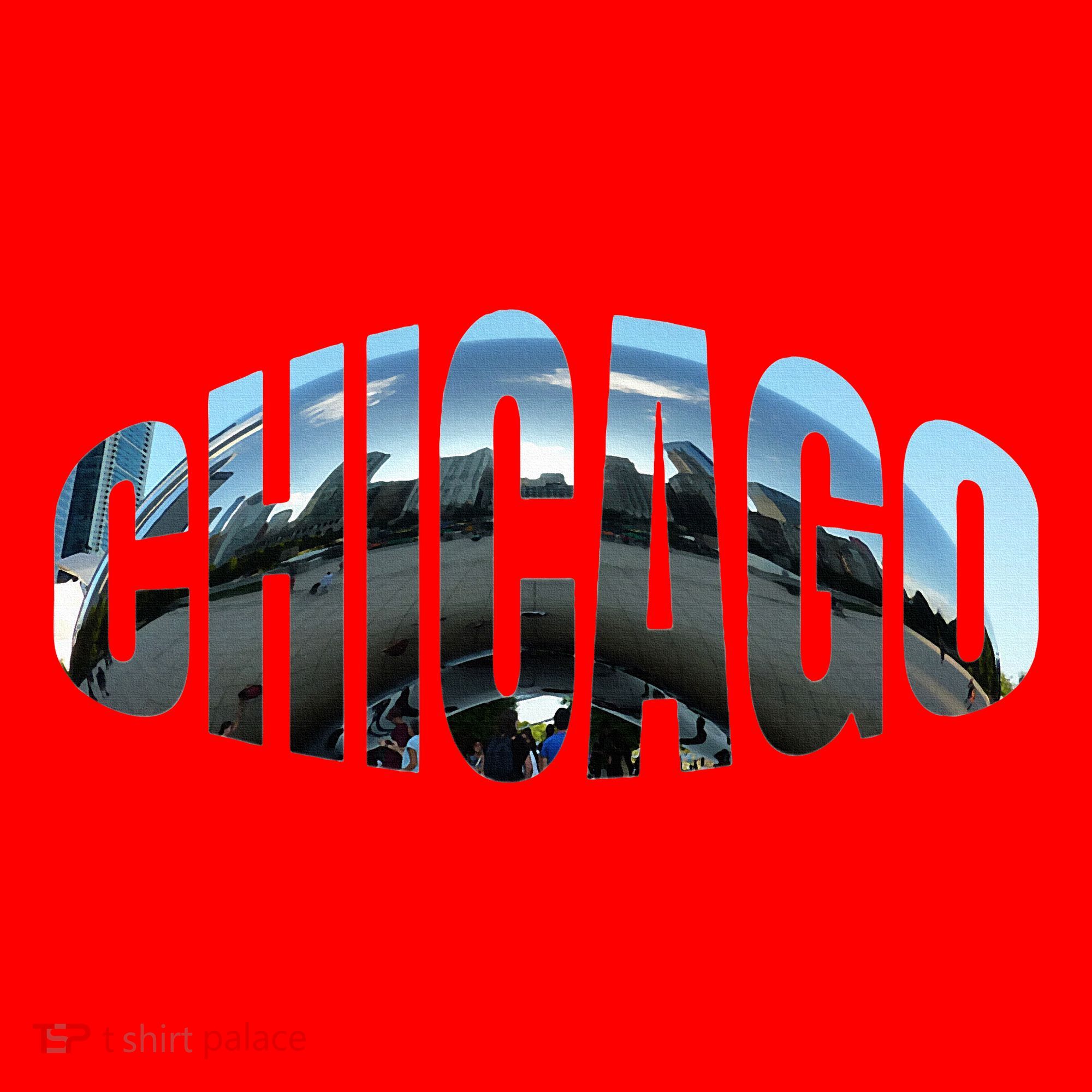 Chicago Skyline Giant Bean City Illinois State Gift Santa Hat