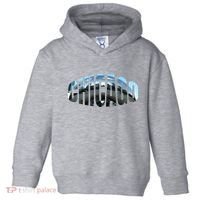 Chicago Skyline Giant Bean City Illinois State Gift Toddler Hoodie thumb 0