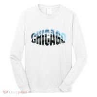 Chicago Skyline Giant Bean City Illinois State Gift Long Sleeve Shirt thumb 0