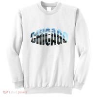 Chicago Skyline Giant Bean City Illinois State Gift Sweatshirt thumb 0