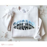 Chicago Skyline Giant Bean City Illinois State Gift Sweatshirt thumb 2