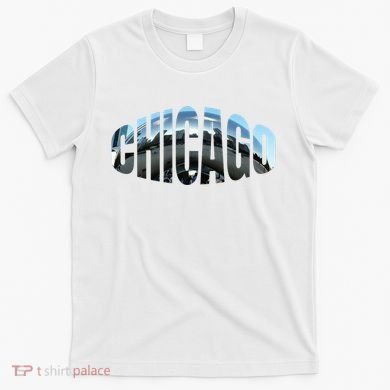 Chicago Skyline Giant Bean City Illinois State Gift T-Shirt