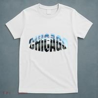 Chicago Skyline Giant Bean City Illinois State Gift T-Shirt thumb 5