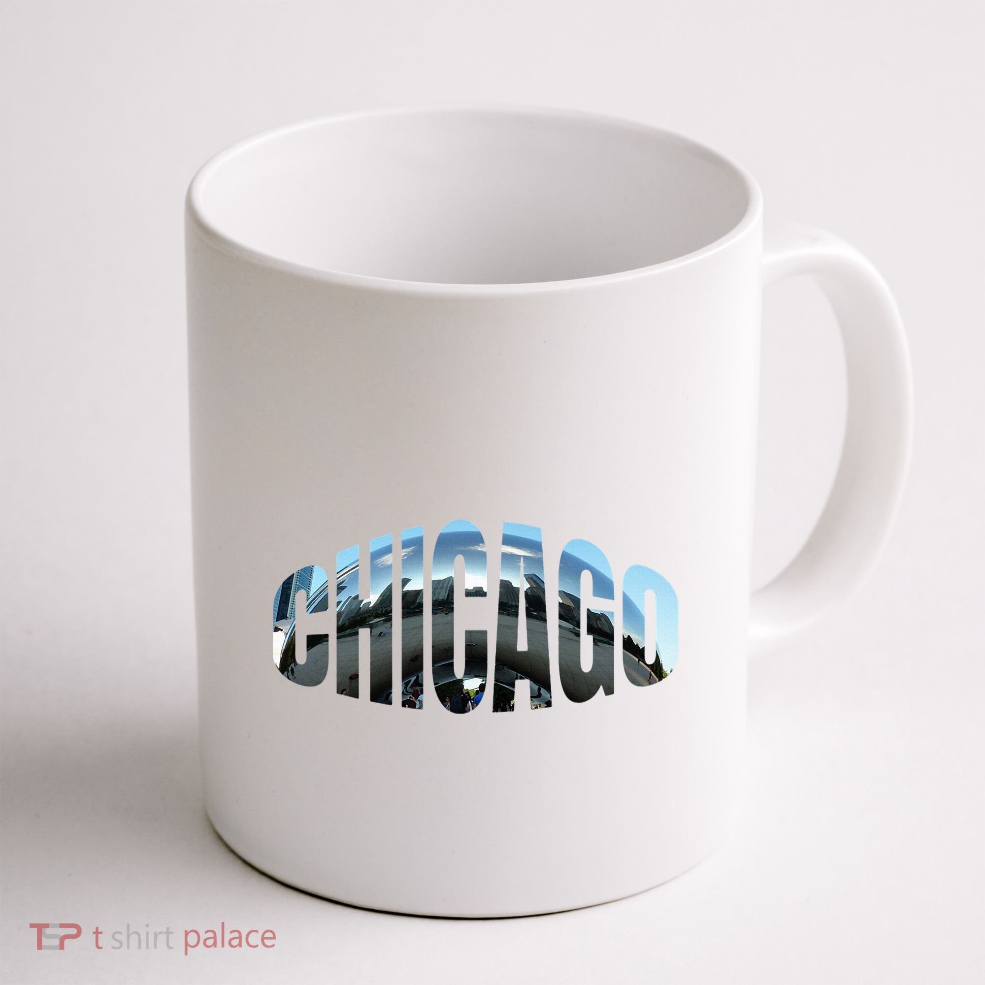 Chicago Skyline Giant Bean City Illinois State Gift Coffee Mug