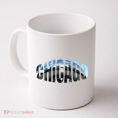 Chicago Skyline Giant Bean City Illinois State Gift Coffee Mug