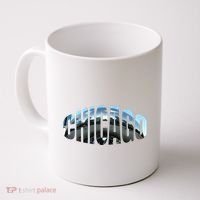 Chicago Skyline Giant Bean City Illinois State Gift Coffee Mug thumb 0