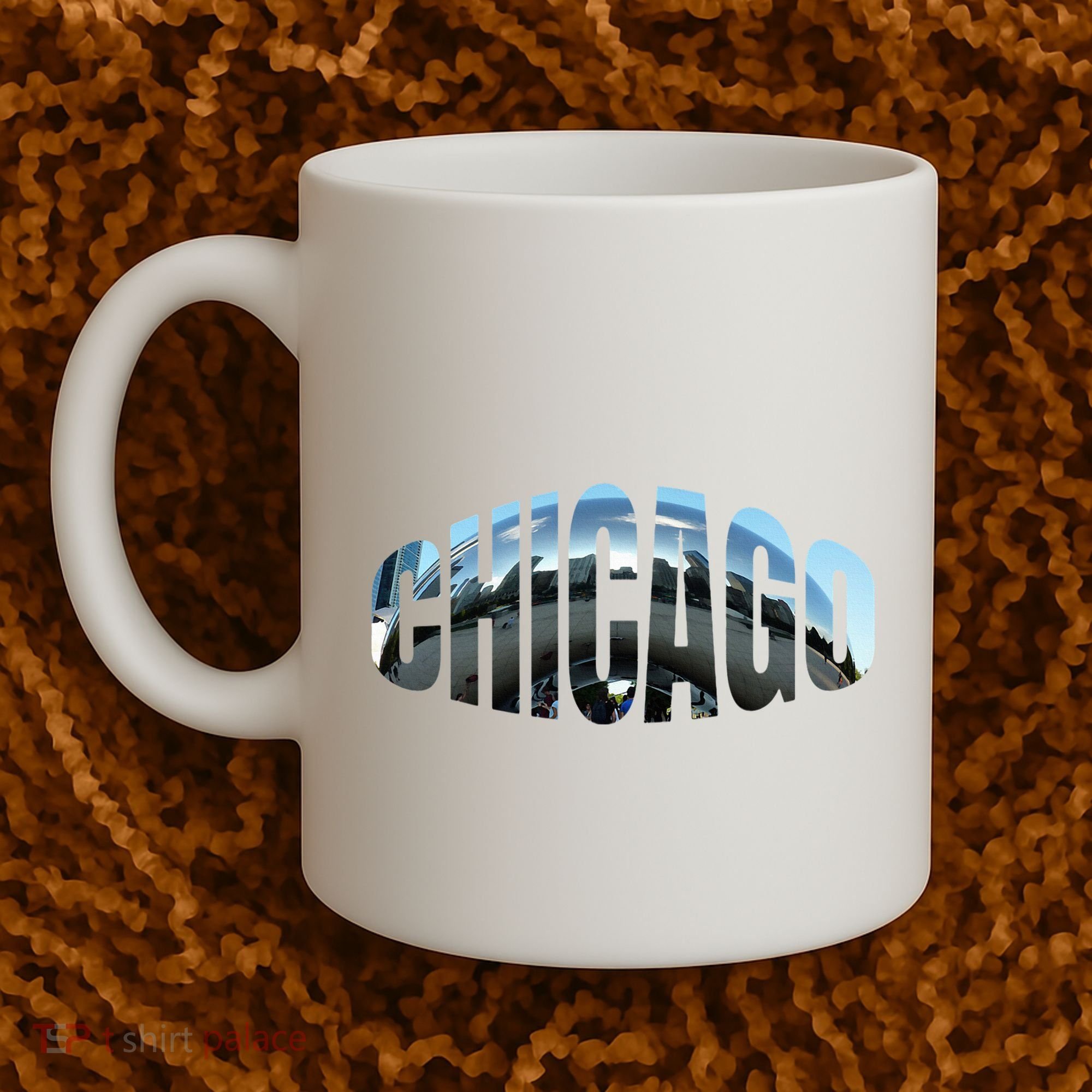 Chicago Skyline Giant Bean City Illinois State Gift Coffee Mug