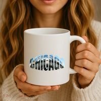 Chicago Skyline Giant Bean City Illinois State Gift Coffee Mug thumb 3