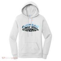 Chicago Skyline Giant Bean City Illinois State Gift Women's Hoodie thumb 0