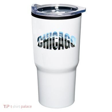 Chicago Skyline Giant Bean City Illinois State Gift Tumbler