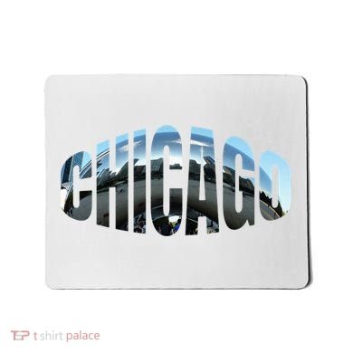 Chicago Skyline Giant Bean City Illinois State Gift Mousepad
