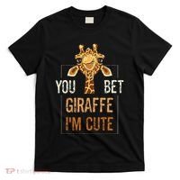 Cute Sarcastic Giraffe Animal Lover You Bet Giraffe IM Cute T-Shirt thumb 0