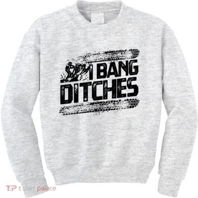 Cool Snowmobile Gift I Bang Ditches Snowmobiling Kids Sweatshirt