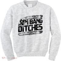 Cool Snowmobile Gift I Bang Ditches Snowmobiling Kids Sweatshirt thumb 0