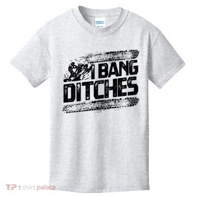Cool Snowmobile Gift I Bang Ditches Snowmobiling Kids T-Shirt