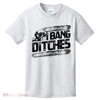 Cool Snowmobile Gift I Bang Ditches Snowmobiling Kids T-Shirt thumb 0