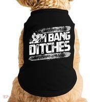 Cool Snowmobile Gift I Bang Ditches Snowmobiling Doggie Tank thumb 0