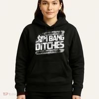 Cool Snowmobile Gift I Bang Ditches Snowmobiling Hoodie thumb 5