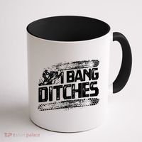 Cool Snowmobile Gift I Bang Ditches Snowmobiling Coffee Mug thumb 1
