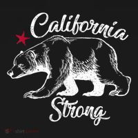 California Strong Grizzly Bear Doggie Tank thumb 4
