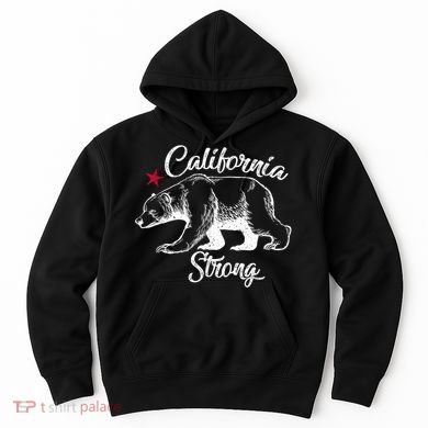 California Strong Grizzly Bear Hoodie