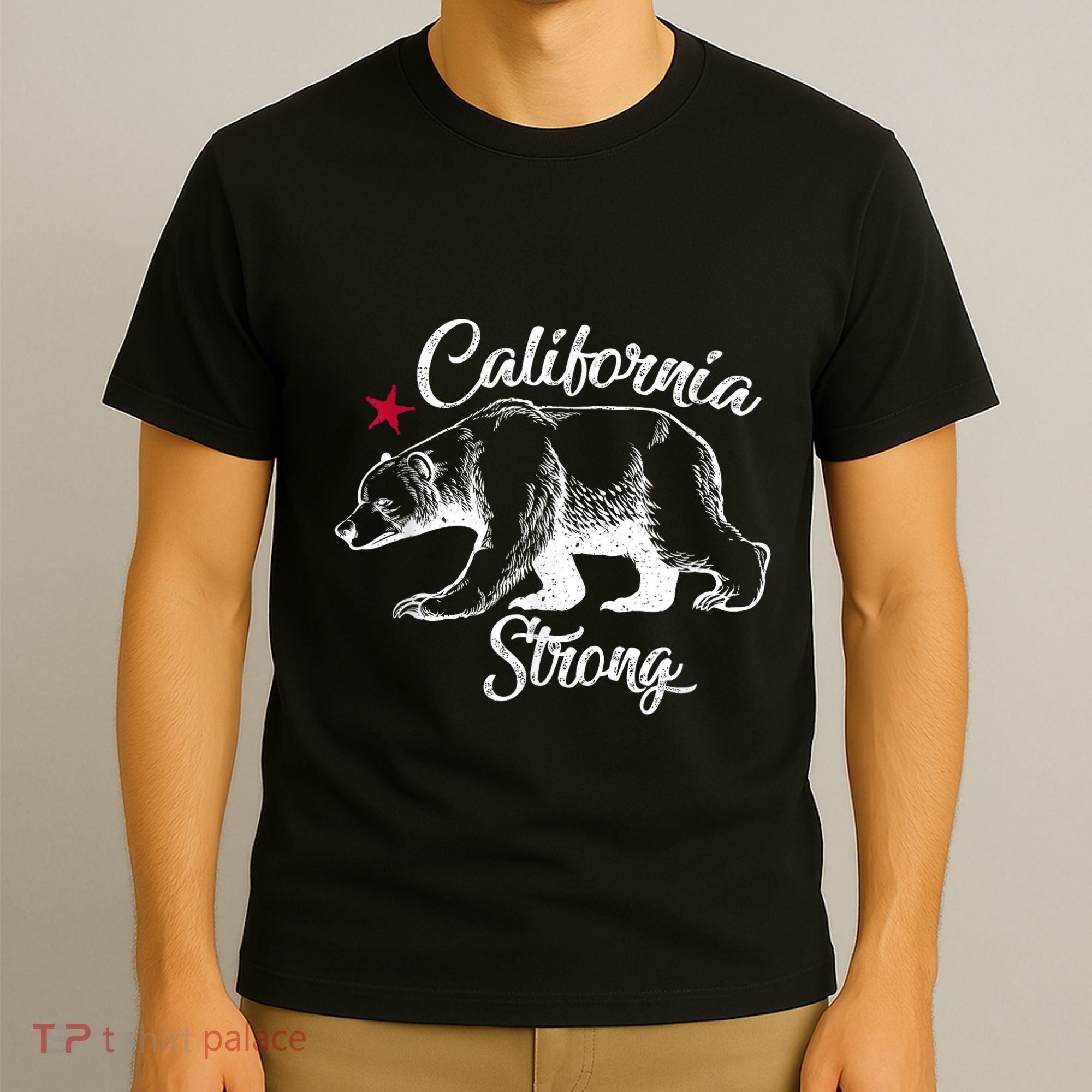 California Strong Grizzly Bear T-Shirt