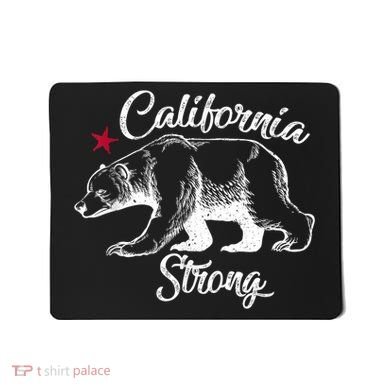 California Strong Grizzly Bear Mousepad