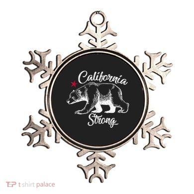 California Strong Grizzly Bear Ornament